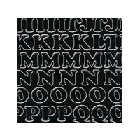 Upper Case Alphabet Large BLACK