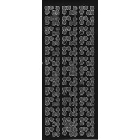 Floral Daisy Corners BLACK