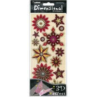 Flowers Dimensional Stickers
