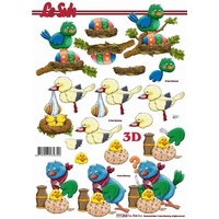 Easter Birdies Paper Tole