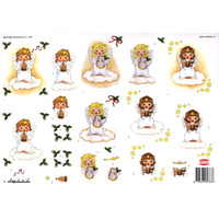 Christmas Angels Paper Tole