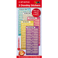 Oval Borders Holographic Brights Assorted Pack