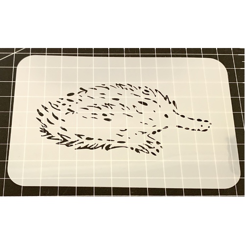 Australian Animals Echidna Stencil