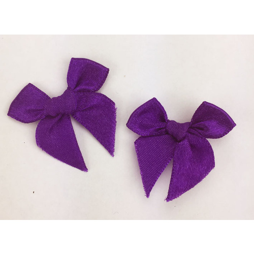 Purple 3cm Bows x 50
