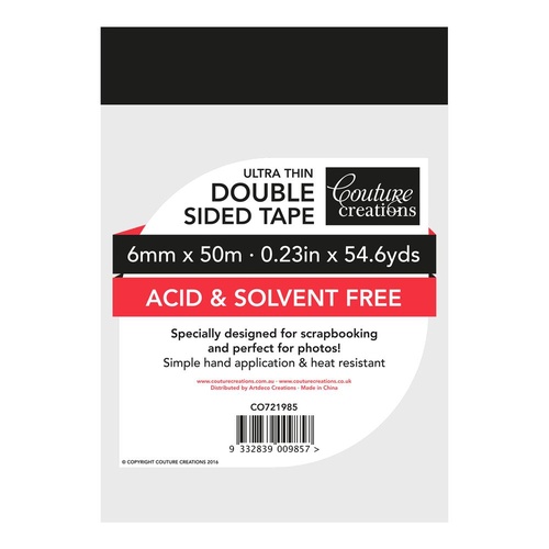 6mm Double Sided Tape 50mtr Roll