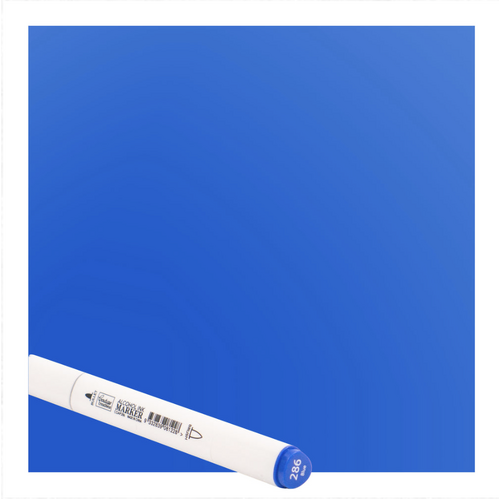 Blue Twin Tip Alcohol Ink Marker