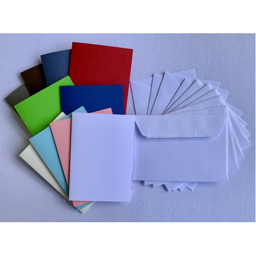 Assorted A6 Cards & Envelopes x 10 with envelopes