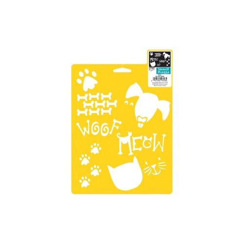 Pets Stencil