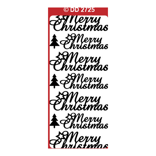 Merry Christmas Sticker Large