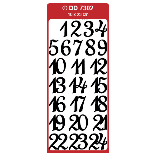 Numbers Large 25mm