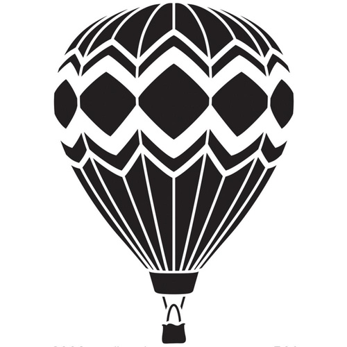 Dreamweaver Hot Air Balloon Stencil