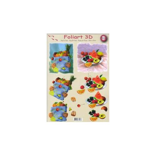Fruit Arrangements Themed Decoupage/Paper Tole