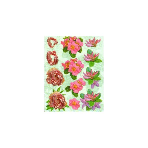 Pink & Purple Floral Decoupage/Paper Tole