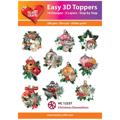 Hearty Crafts Christmas Decorations Die Cut Paper Tole