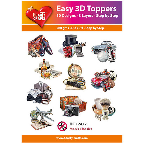 Hearty Crafts Men's Classics Die Cut Paper Tole
