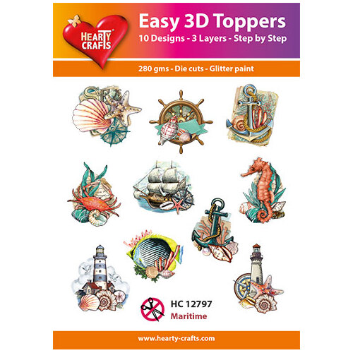 Hearty Crafts Maritime Die Cut Paper Tole Packs