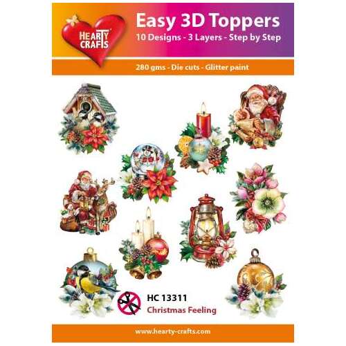 Hearty Crafts Christmas Feeling Die Cut Paper Tole