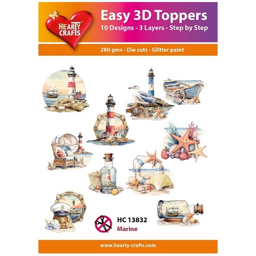 Hearty Crafts Marine Die Cut Paper Tole