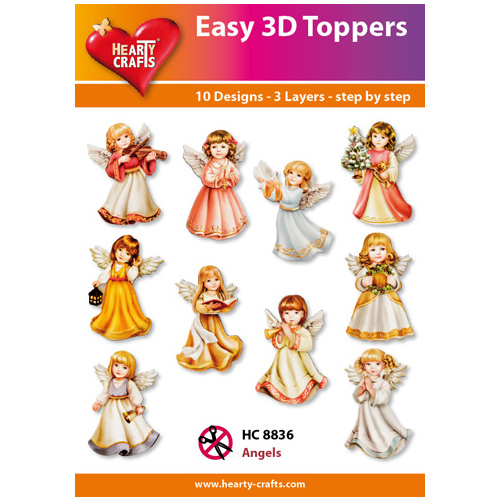 Hearty Crafts Angels Die Cut Paper Tole