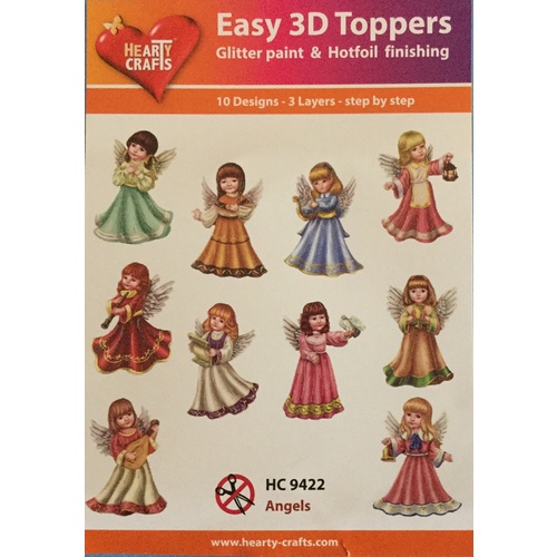 Hearty Crafts Angels Die Cut Paper Tole LIMITED STOCK
