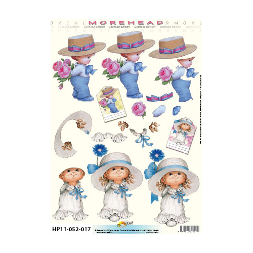 Romantic Children Paper Tole