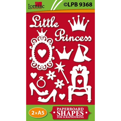 Little Princess Paperboard Cut Out Shapes