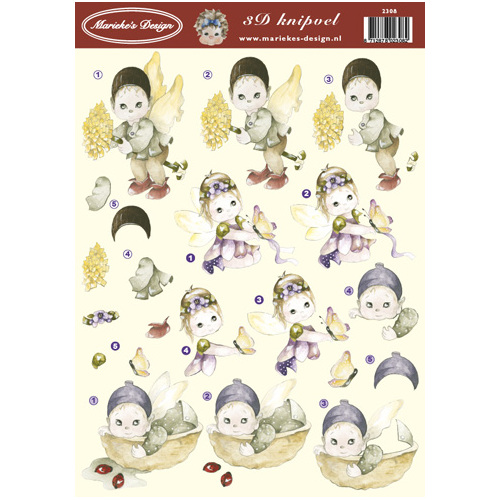Cute Children Paper Tole Sheet