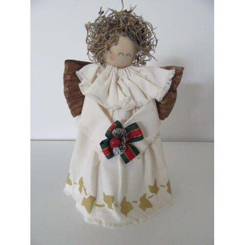 Christmas Calico Angel Kit wth Medium & Small sizes
