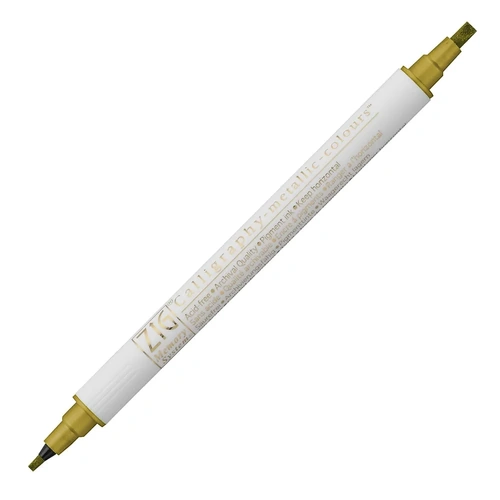 Zig Calligraphy Metallic Pen - Gold