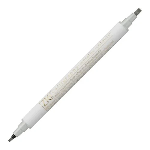Zig Calligraphy Metallic Pen - Silver