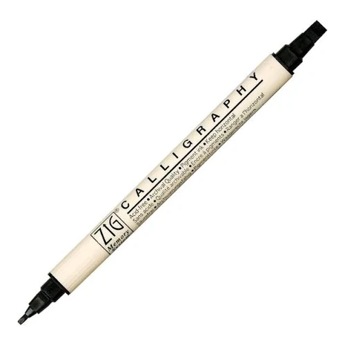 Zig Calligraphy Metallic Pen - Black