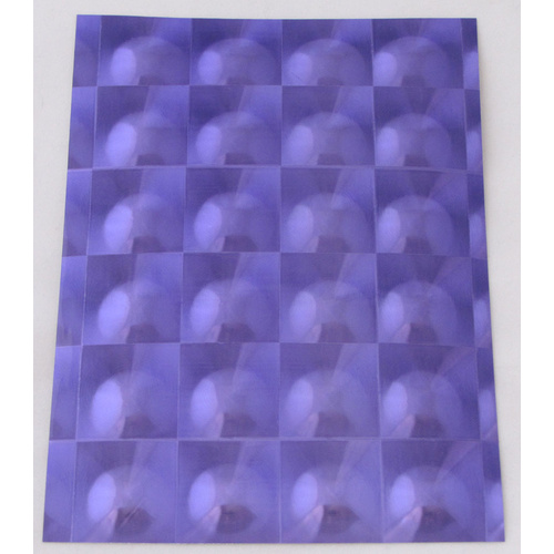 Purple Multi Lens Self Adhesive Stickers