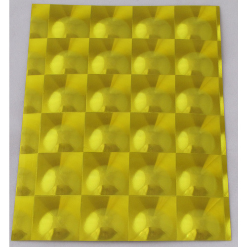 Yellow Green Multi Lens Self Adhesive Stickers