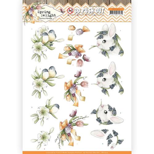 Find It Trading Precious Marieke Spring Delight Young Animals Die Cut Sheet