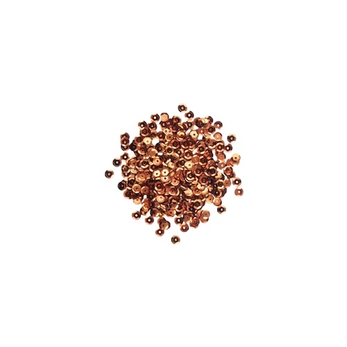 Sequins 5mm Cupped Copper