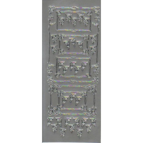Fancy Corners & Rectangles SILVER