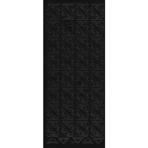Swirly Decorative Corners BLACK