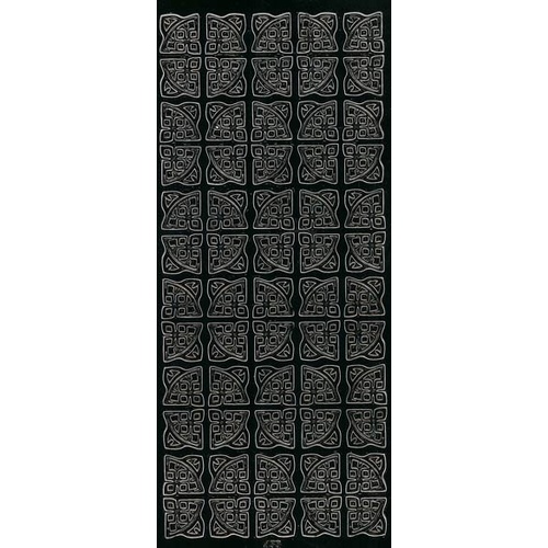 Celtic Swirl Corner BLACK