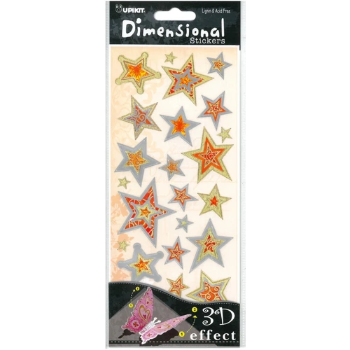 Stars Dimensional Stickers