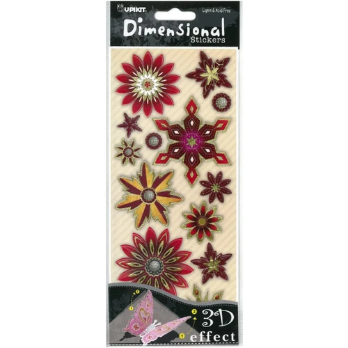 Flowers Dimensional Stickers