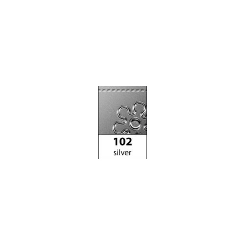 Swirly Decorative Corner Peel off Stickers SILVER