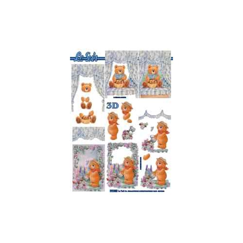 Teddy Paper Tole Sheet