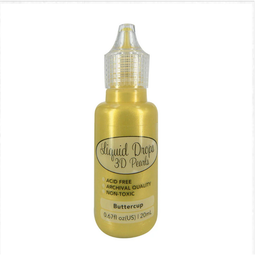 Liquid Drops 3D Pearls - Buttercup