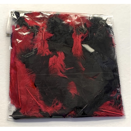 Feathers Red & Black 10gm Pack