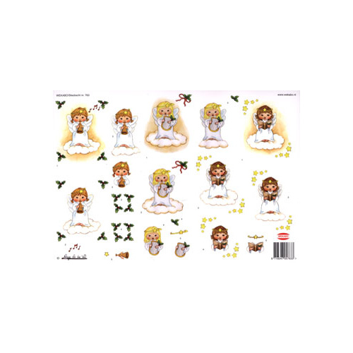 Christmas Angels Paper Tole