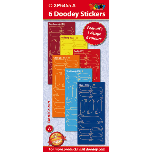 Scroll Banners Assorted Bright Colours Pack