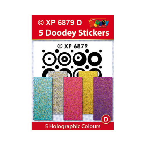 Retro Dots Soft Colours Holographic Assorted Pack